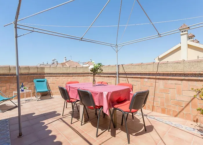 Atico Duplex Chapin Piscina Parking Lägenhet Jerez de la Frontera